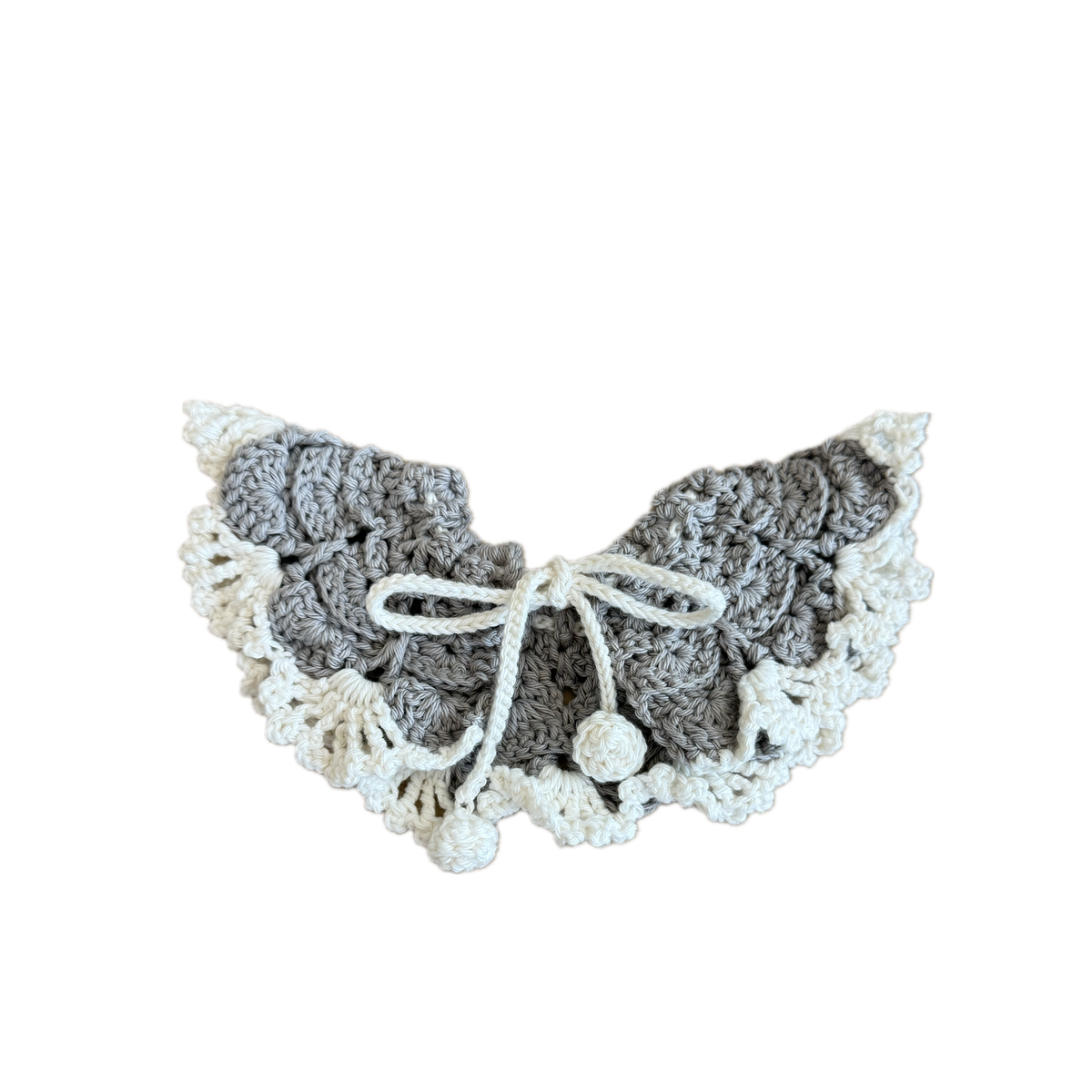 White & Gray Collar