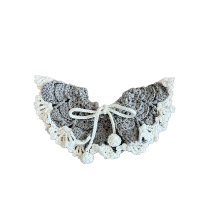 White & Gray Collar