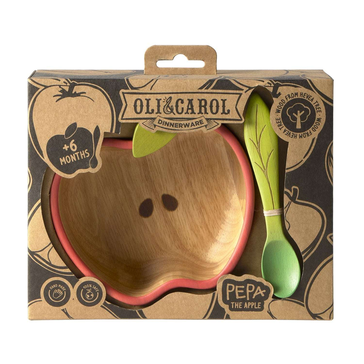 Pepa The Apple Bowl & Spoon Set