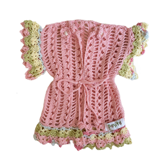 Soft Pink Loose-knit sweater