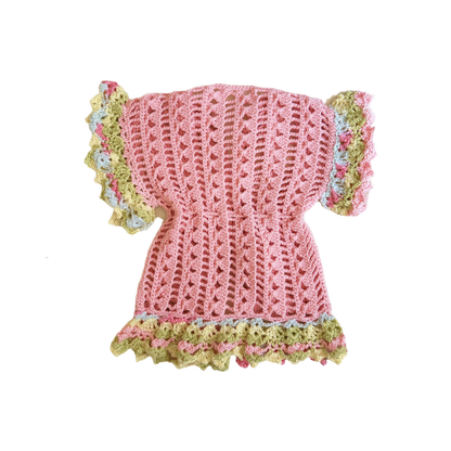 Soft Pink Loose-knit sweater
