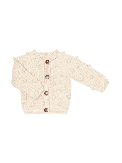 'Popcorn' Kids cardigan