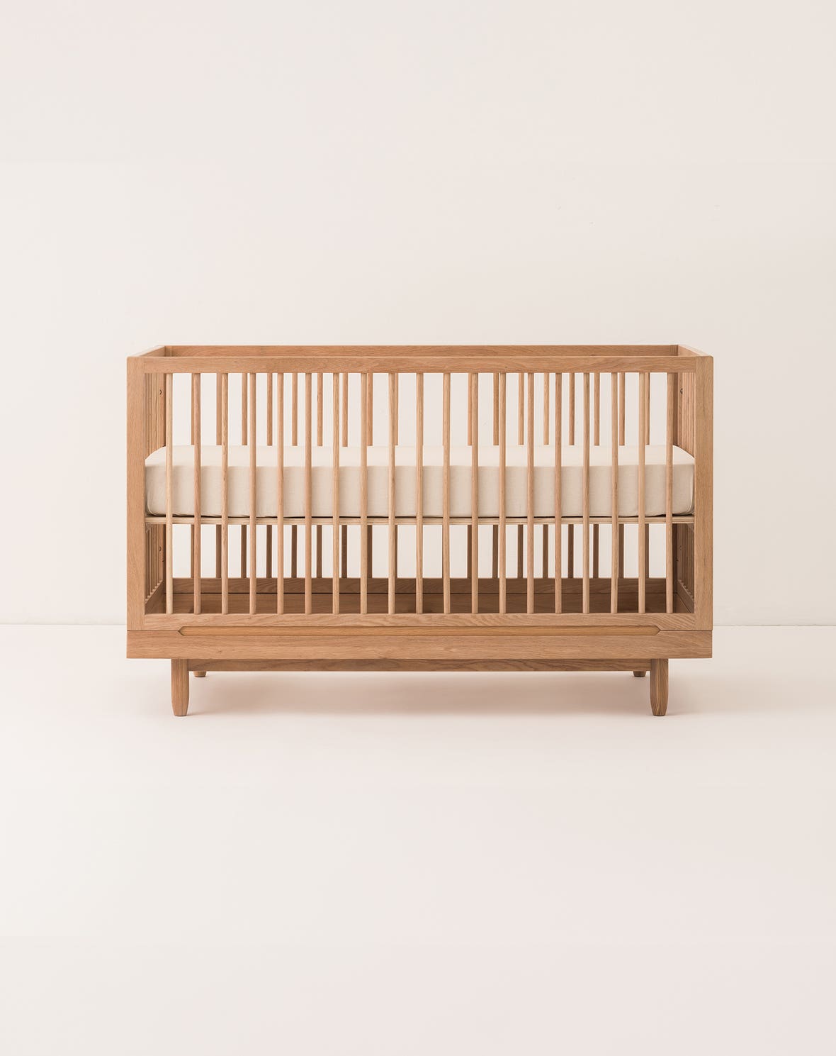 Pure oak wood evolving crib + evolving junior kit