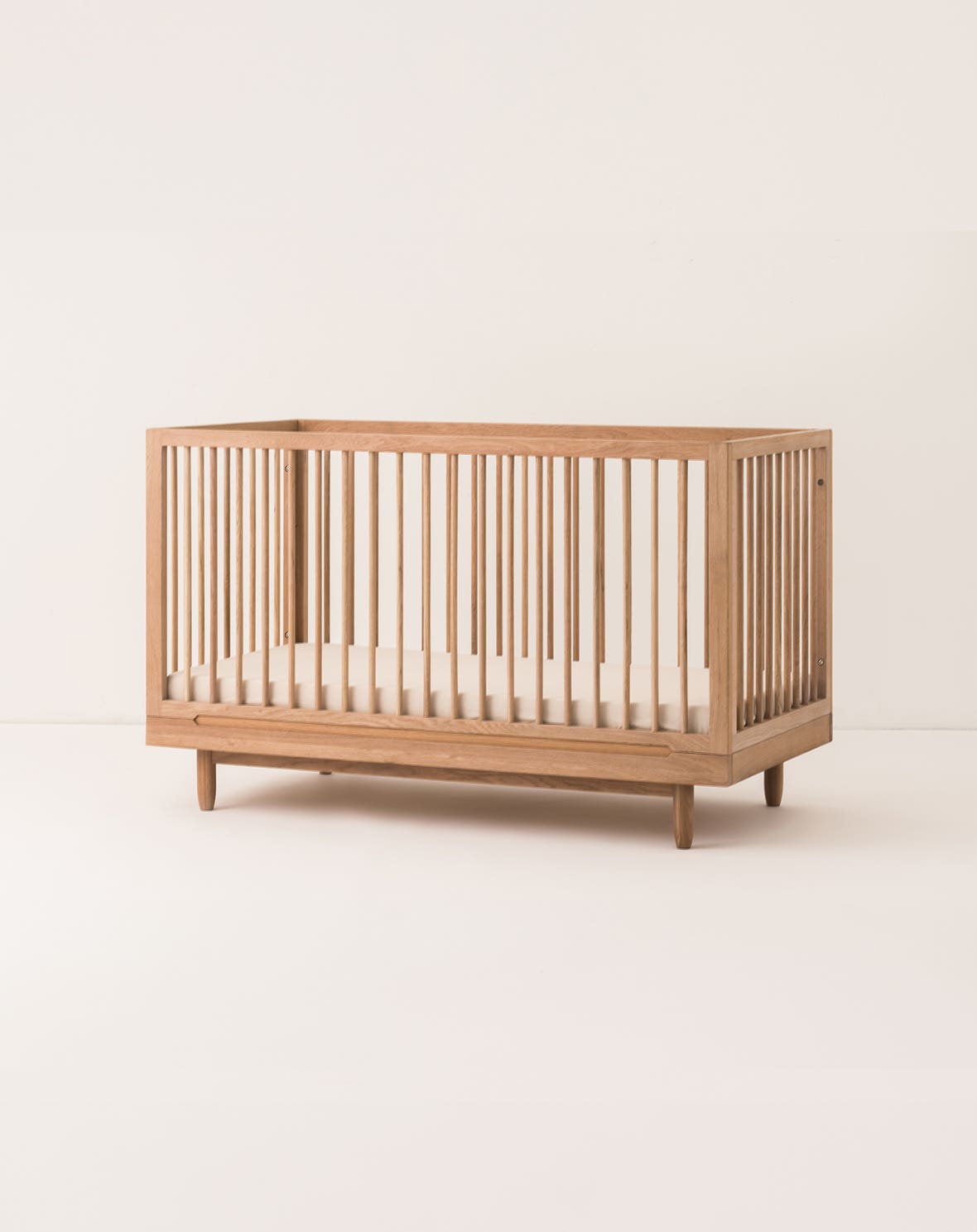 Pure oak wood evolving crib + evolving junior kit