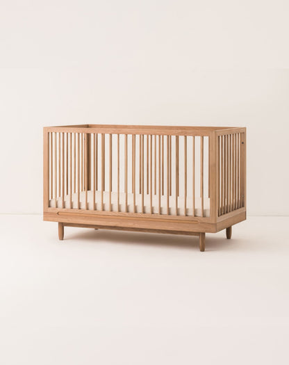 Pure oak wood evolving crib + evolving junior kit