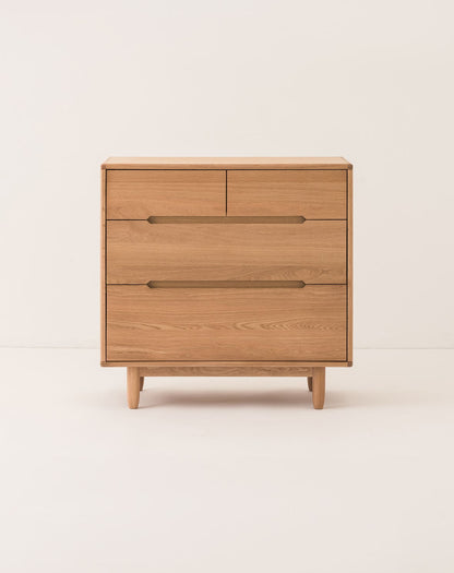 Pure oak wood dresser