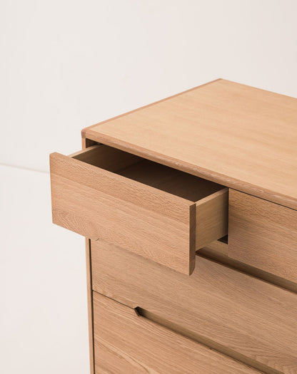 Pure oak wood dresser