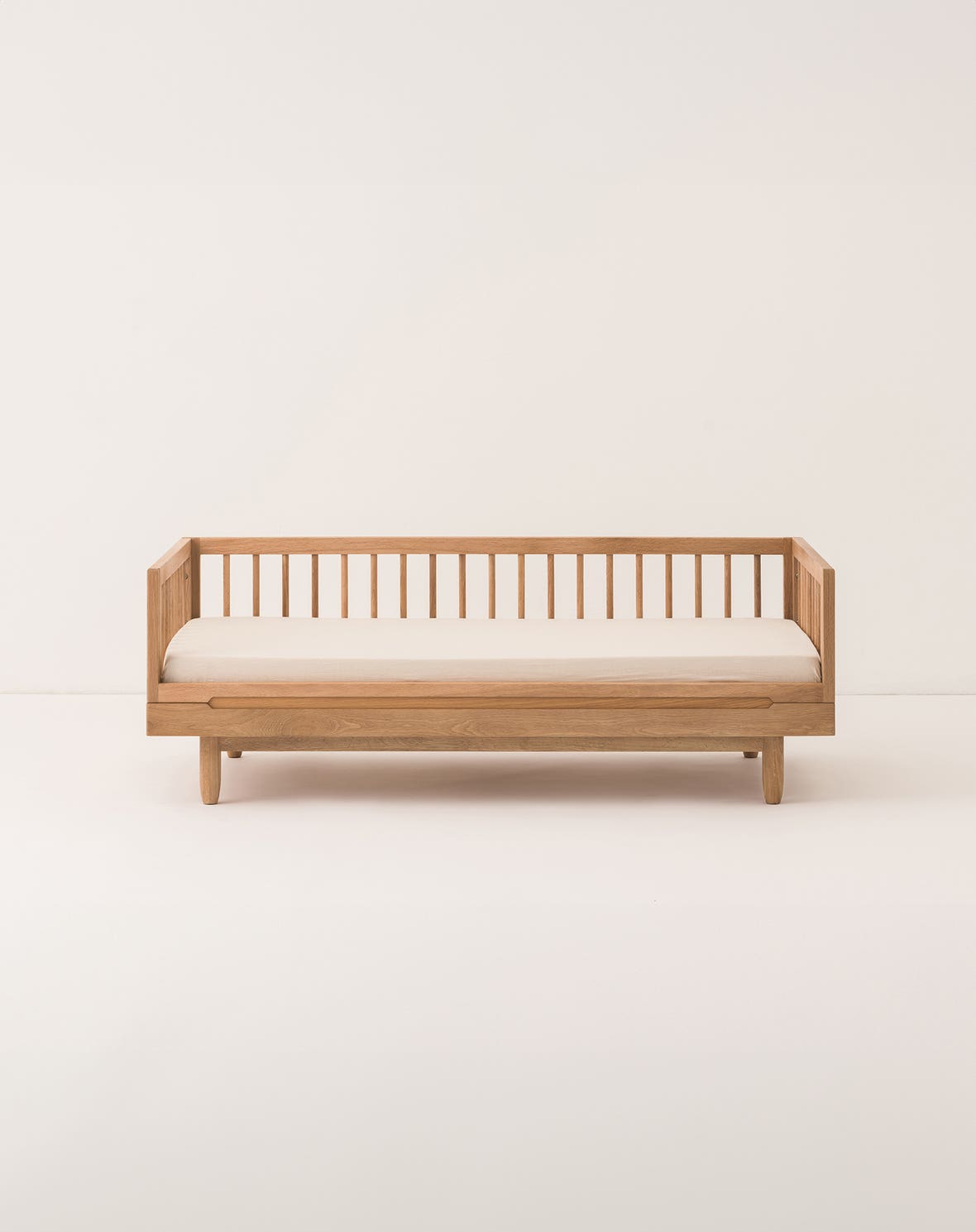 Pure oak wood junior bed