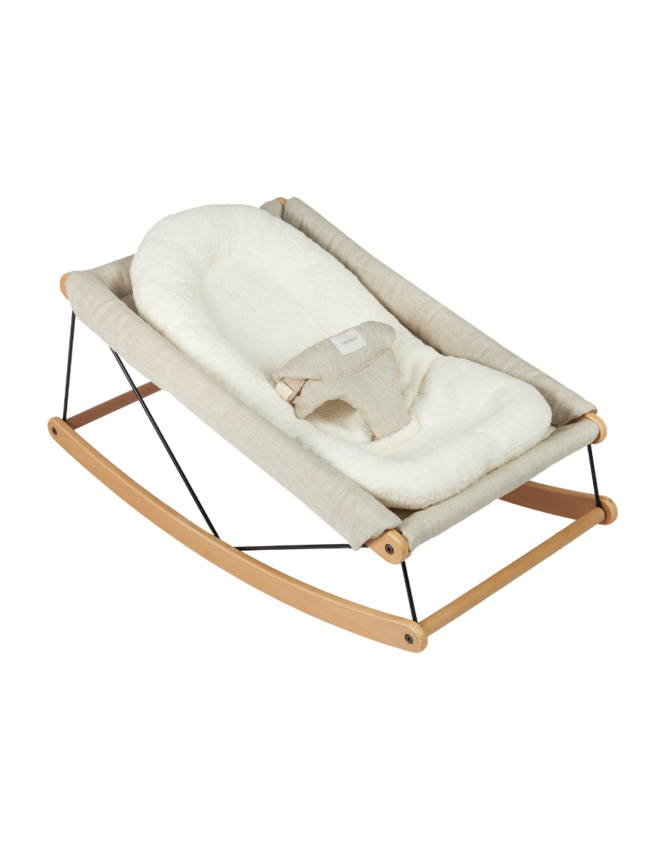 Growing Green new born terry cotton bouncer cushion