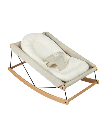 Growing Green new born terry cotton bouncer cushion