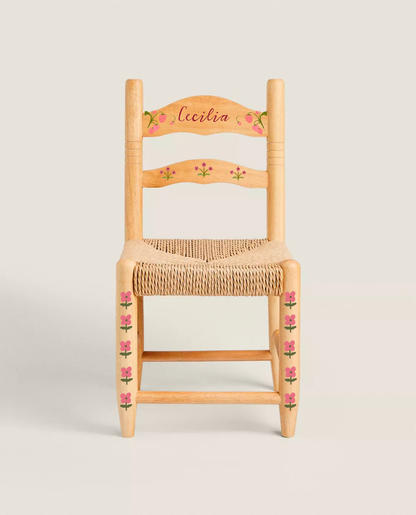 Hand Painted & Personalized Kid's Chair