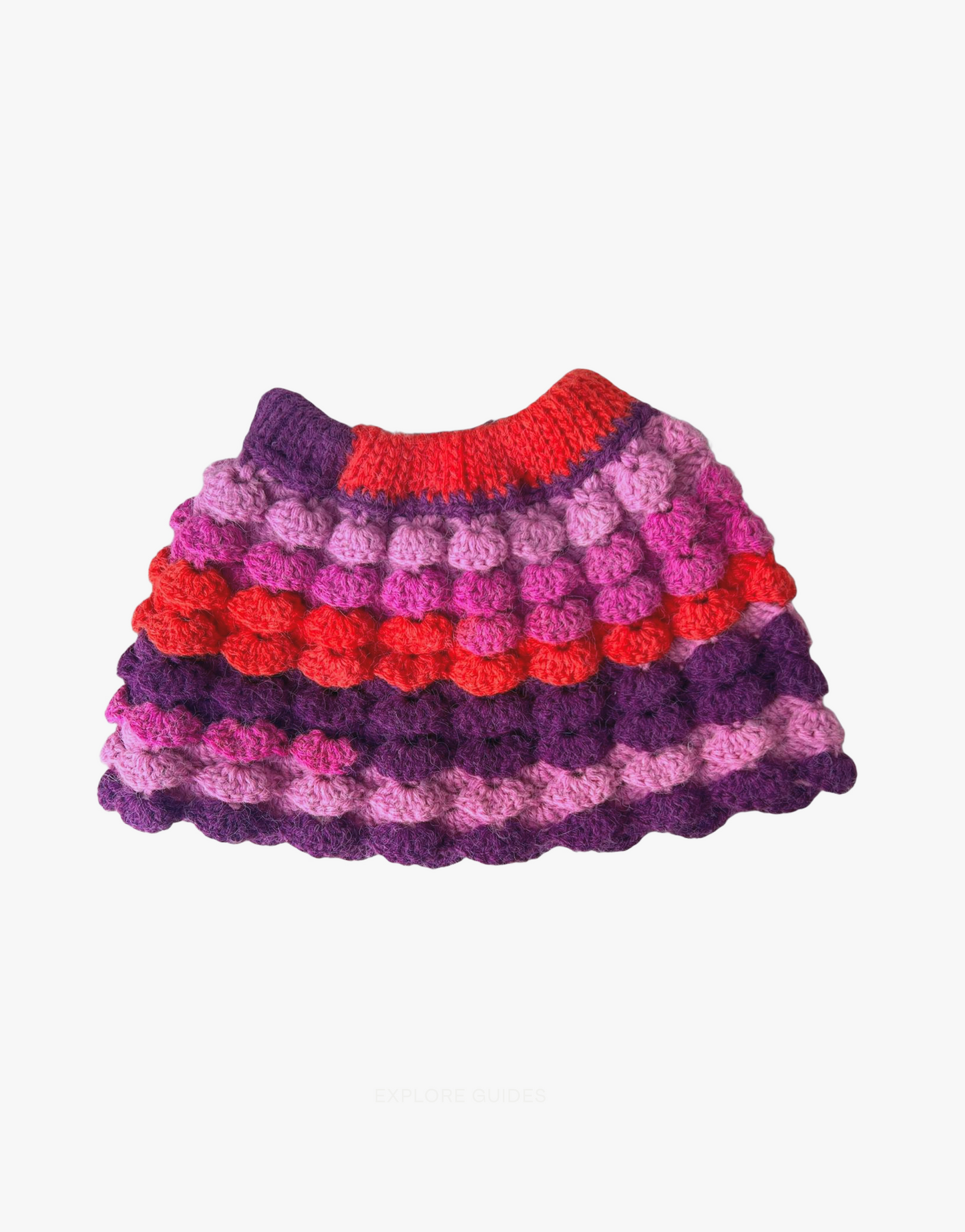 Colorful wool skirt