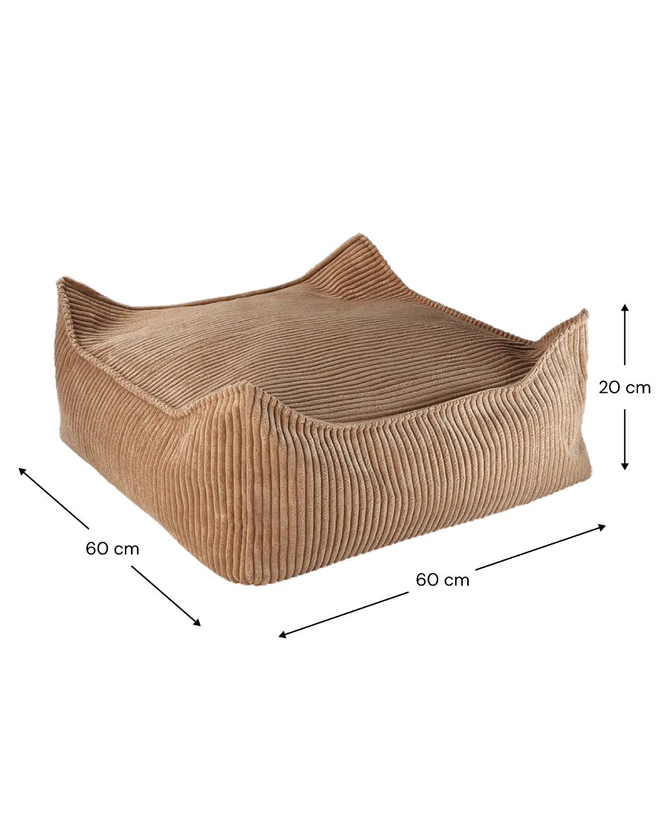 Toffee Square Ottoman