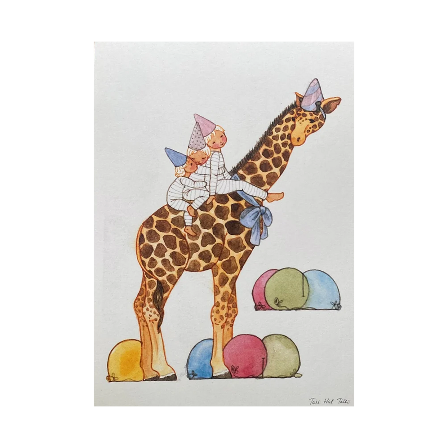 Giraffe Postcard Cut Out