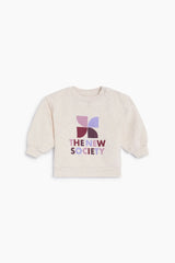 TNS Logo Baby Sweatshirt Whisper White Melange