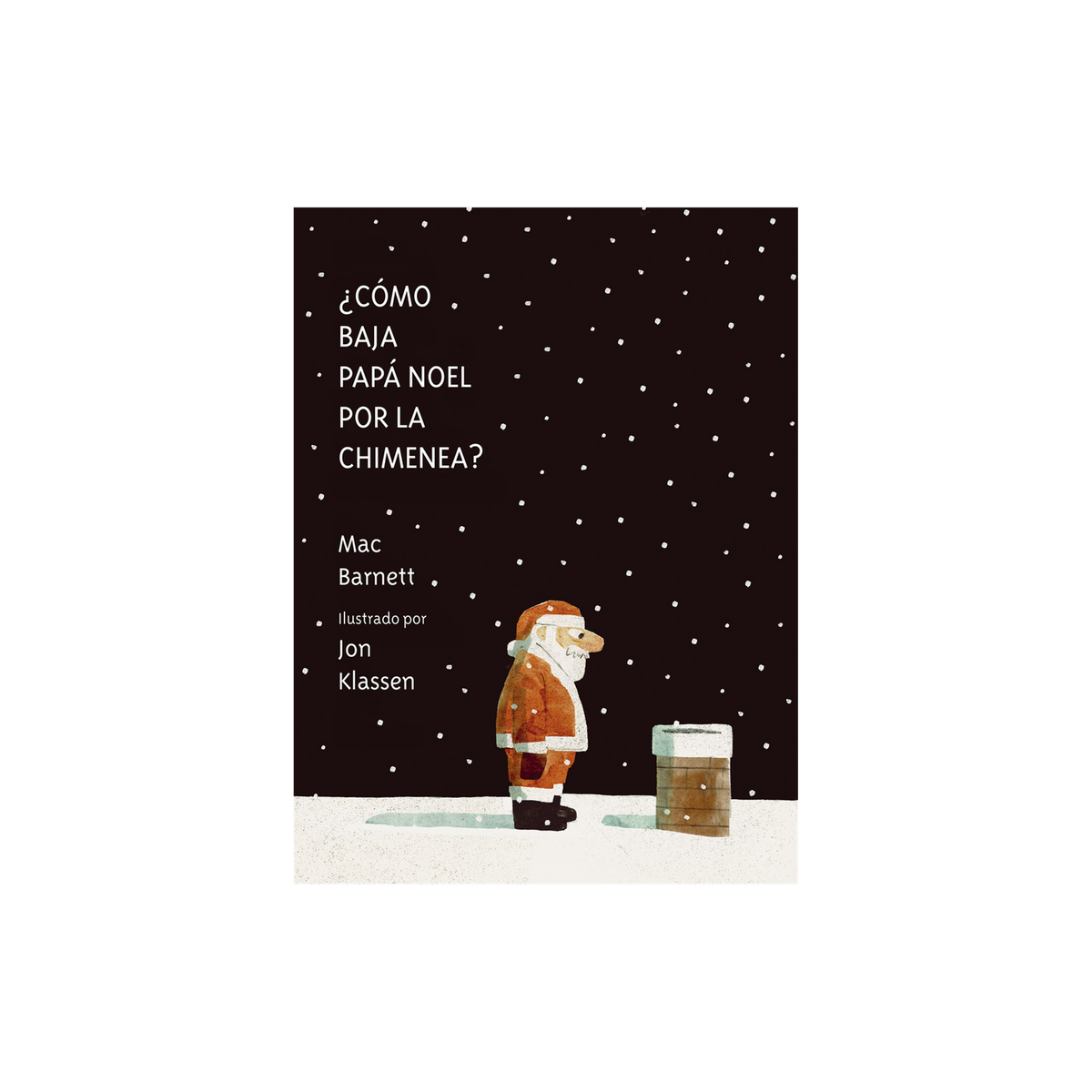 ¿Cómo baja Papá Noel por la chimenea?