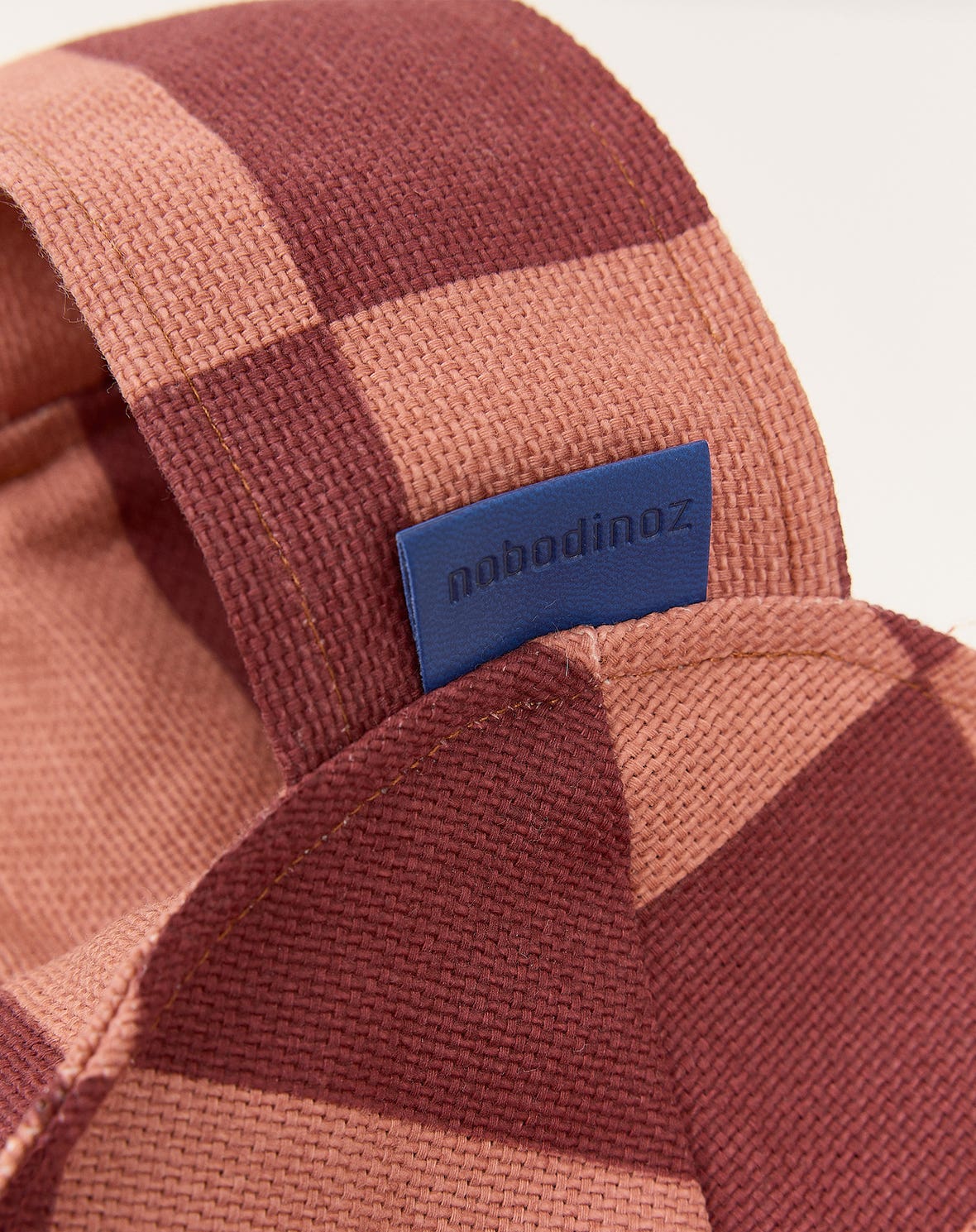 Round beanbag - kid size - Vibes - maroon tiles