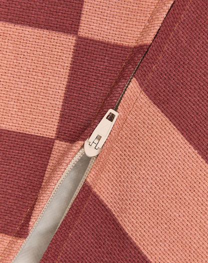 Round beanbag - kid size - Vibes - maroon tiles